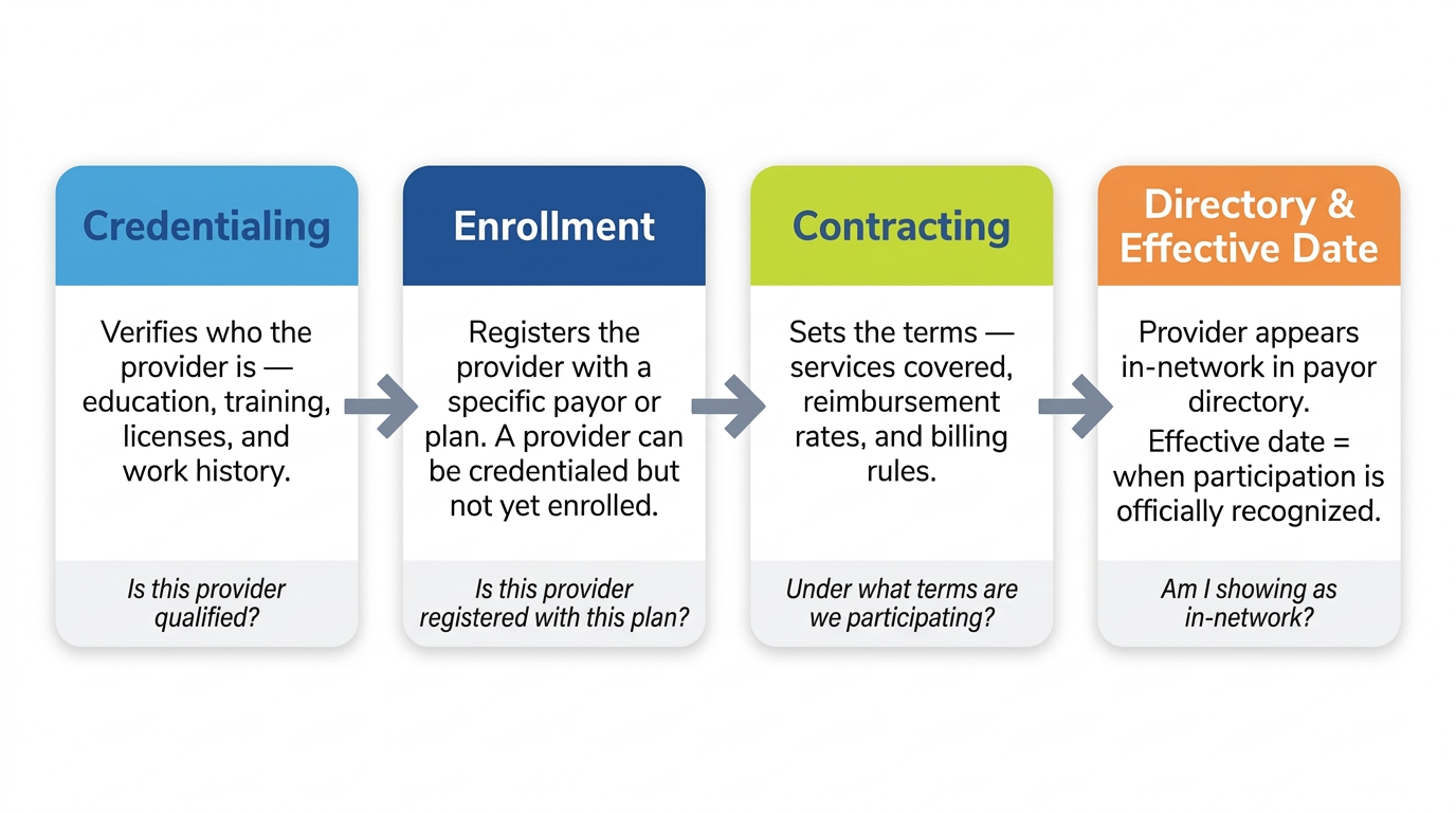 the insurance credentialing process