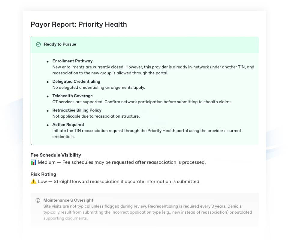 what happens during payor discovery